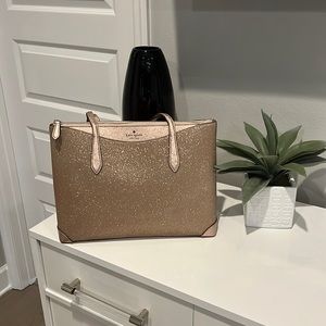 Rose gold sparkly Kate spade